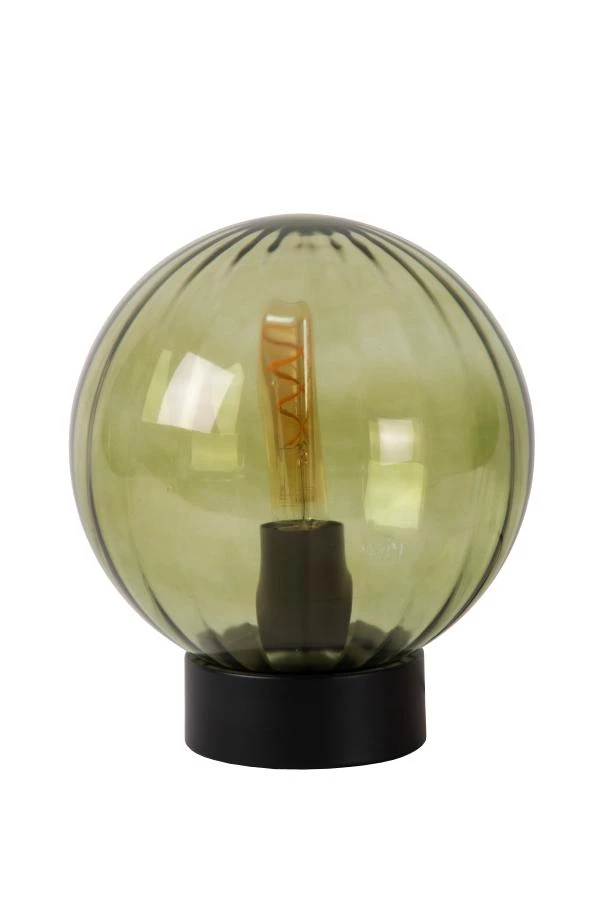 Lucide MONSARAZ - Lámpara de mesa - Ø 25 cm - 1xE27 - Verde - UIT
